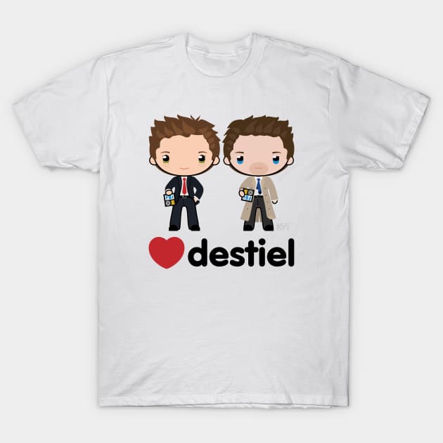 Destiel - I ship it! T-Shirt by KYi